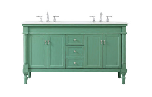 Lexington Double Bathroom Vanity Vintage Mint