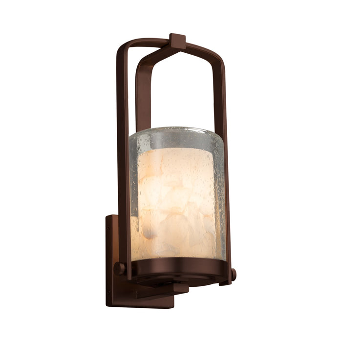 Justice Designs - ALR-7581W-10-DBRZ-LED1-700 - LED Outdoor Wall Sconce - Alabaster Rocks - Dark Bronze