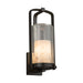 Justice Designs - ALR-7584W-10-MBLK-LED1-700 - LED Outdoor Wall Sconce - Alabaster Rocks - Matte Black