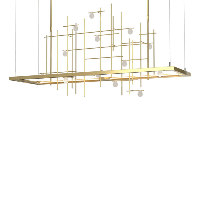 Hubbardton Forge - 139752-LED-SHRT-86-YG0500 - LED Pendant - Four Seasons - Modern Brass