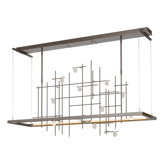 Hubbardton Forge - 139752-LED-STND-14-YG0500 - LED Pendant - Four Seasons - Oil Rubbed Bronze