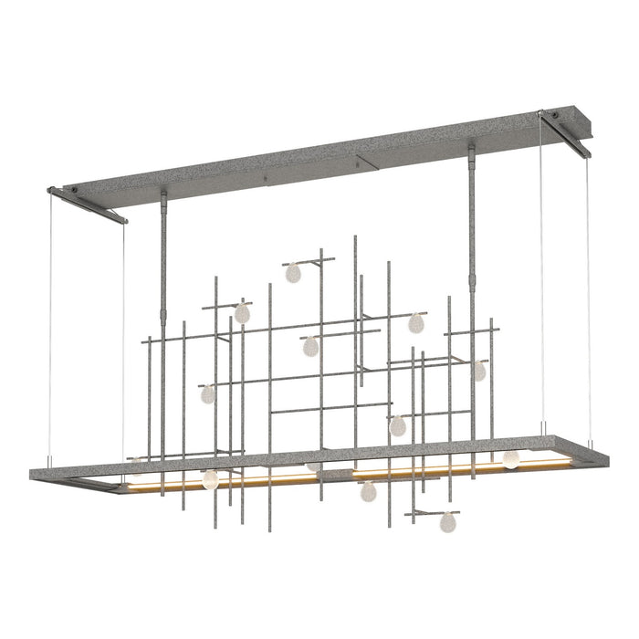 Hubbardton Forge - 139752-LED-STND-20-YG0500 - LED Pendant - Four Seasons - Natural Iron