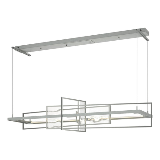 Hubbardton Forge - 139754-LED-STND-82-AQ - LED Pendant - Four Seasons - Vintage Platinum