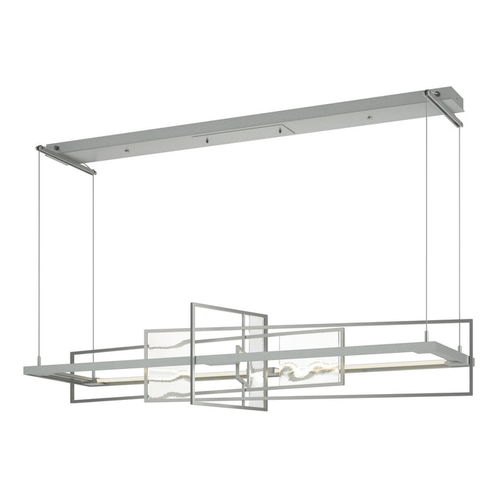 Hubbardton Forge - 139754-LED-STND-82-AQ - LED Pendant - Four Seasons - Vintage Platinum