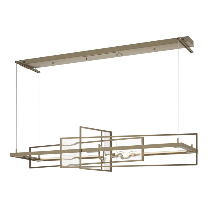 Hubbardton Forge - 139754-LED-STND-84-AQ - LED Pendant - Four Seasons - Soft Gold