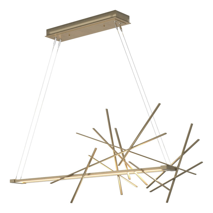 Hubbardton Forge - 139778-LED-STND-84 - LED Pendant - Cascade - Soft Gold