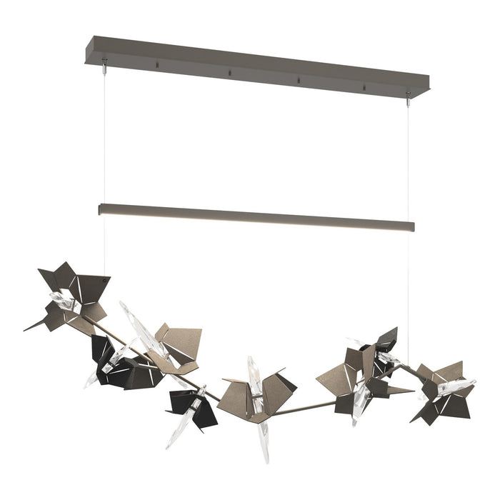 Hubbardton Forge - 139813-LED-STND-07-10-CR - LED Pendant - Belladonna - Dark Smoke