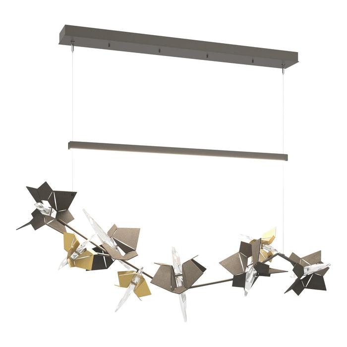 Hubbardton Forge - 139813-LED-STND-07-86-CR - LED Pendant - Belladonna - Dark Smoke