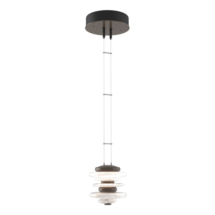 Hubbardton Forge - 139970-LED-STND-05 - LED Pendant - Cairn - Bronze