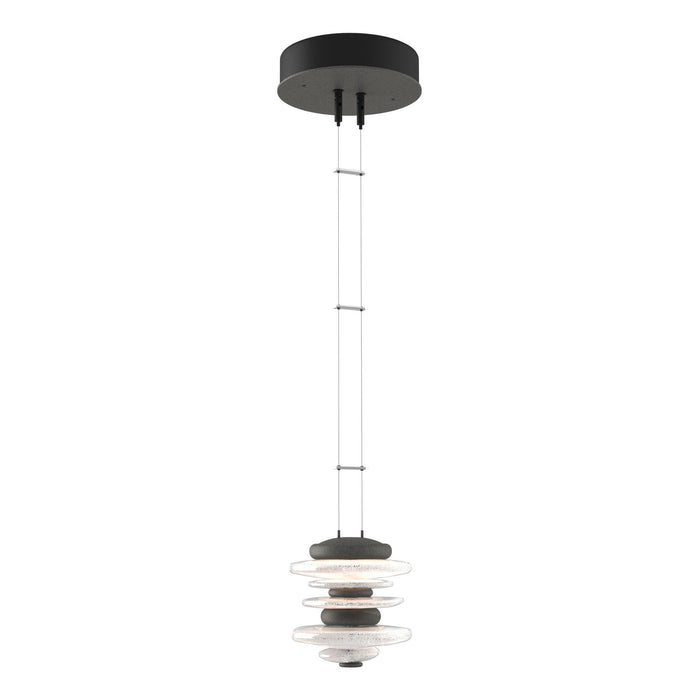 Hubbardton Forge - 139970-LED-STND-20 - LED Pendant - Cairn - Natural Iron