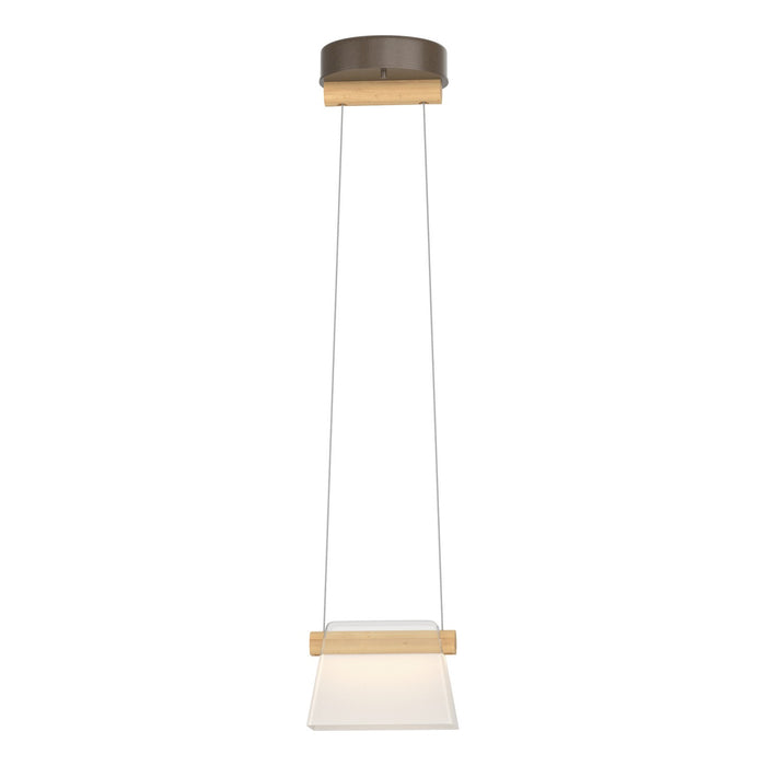 Hubbardton Forge - 151060-LED-STND-05-WD-YE0560 - LED Mini Pendant - Cowbell - Bronze