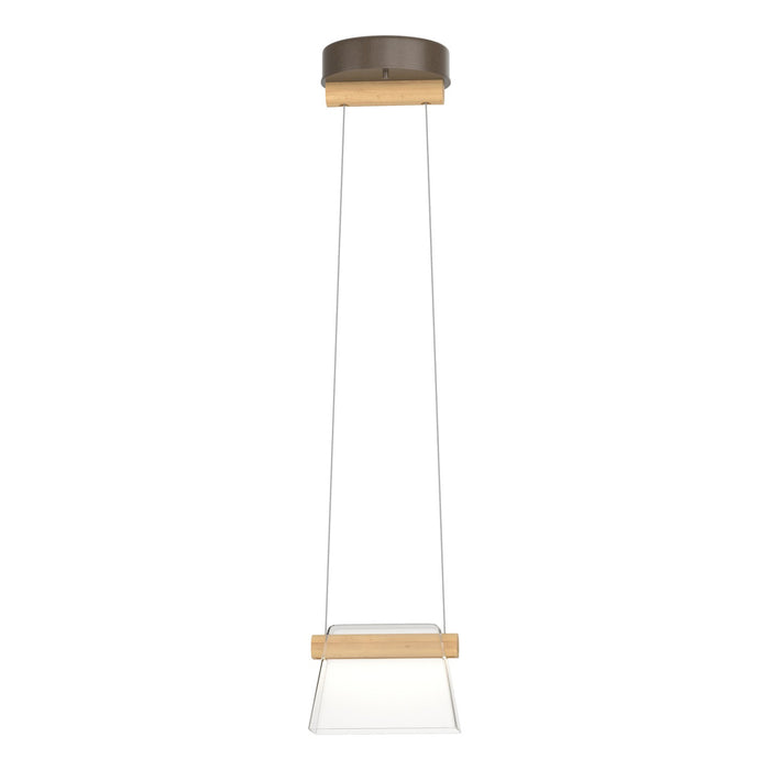 Hubbardton Forge - 151060-LED-STND-05-WD-ZM0560 - LED Mini Pendant - Cowbell - Bronze