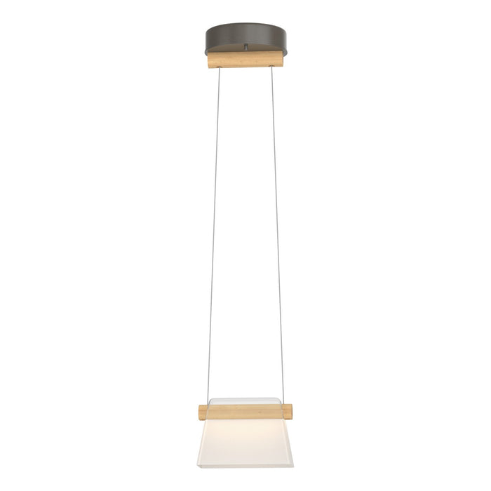 Hubbardton Forge - 151060-LED-STND-07-WD-YE0560 - LED Mini Pendant - Cowbell - Dark Smoke
