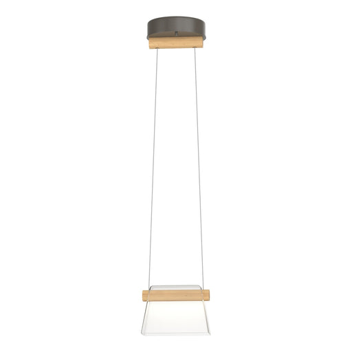 Hubbardton Forge - 151060-LED-STND-07-WD-ZM0560 - LED Mini Pendant - Cowbell - Dark Smoke