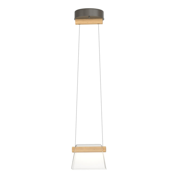 Hubbardton Forge - 151060-LED-STND-07-WD-ZM0560 - LED Mini Pendant - Cowbell - Dark Smoke