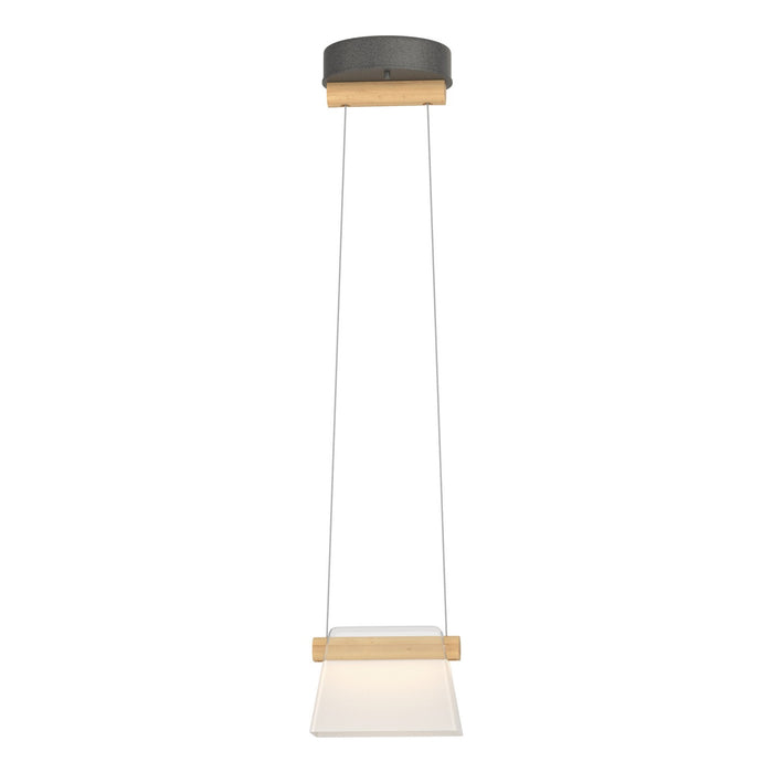 Hubbardton Forge - 151060-LED-STND-20-WD-YE0560 - LED Mini Pendant - Cowbell - Natural Iron