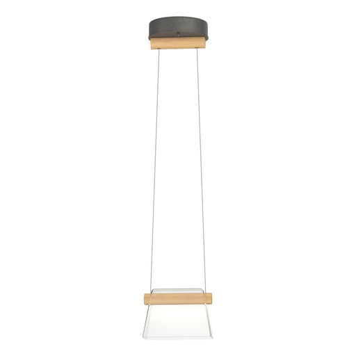 Hubbardton Forge - 151060-LED-STND-20-WD-ZM0560 - LED Mini Pendant - Cowbell - Natural Iron