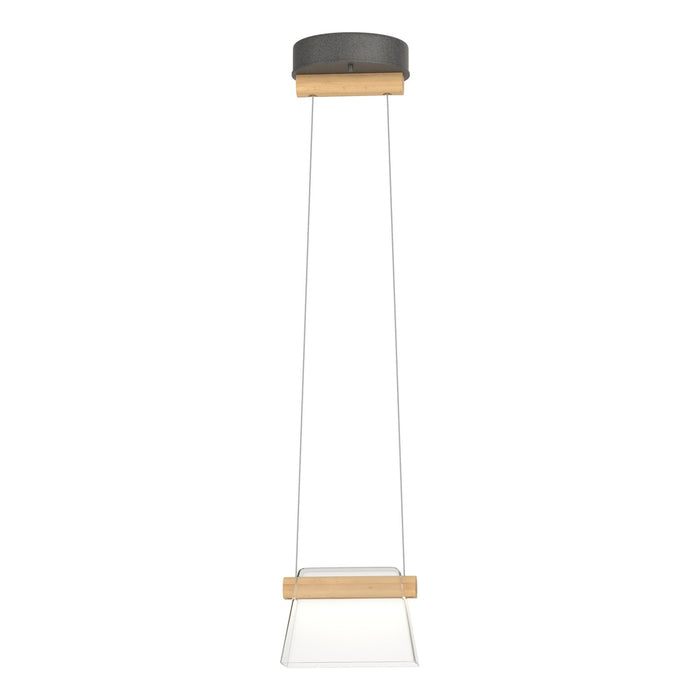 Hubbardton Forge - 151060-LED-STND-20-WD-ZM0560 - LED Mini Pendant - Cowbell - Natural Iron