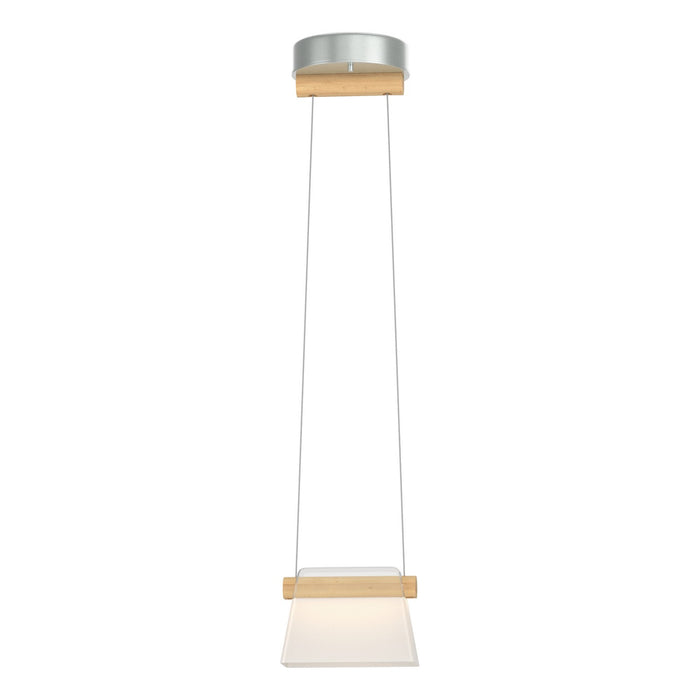 Hubbardton Forge - 151060-LED-STND-82-WD-YE0560 - LED Mini Pendant - Cowbell - Vintage Platinum