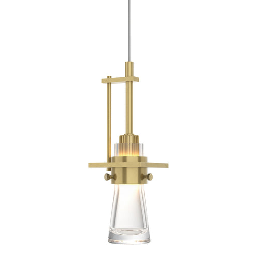 Erlenmeyer One Light Mini Pendant Modern Brass