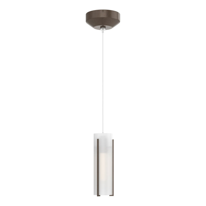 Hubbardton Forge - 161180-SKT-STND-05-GG0065 - One Light Mini Pendant - Exos Glass - Bronze