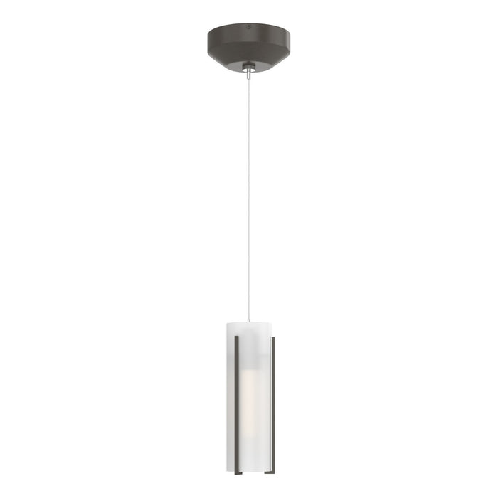 Hubbardton Forge - 161180-SKT-STND-07-GG0065 - One Light Mini Pendant - Exos Glass - Dark Smoke