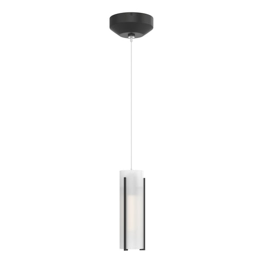 Exos Glass One Light Mini Pendant Black