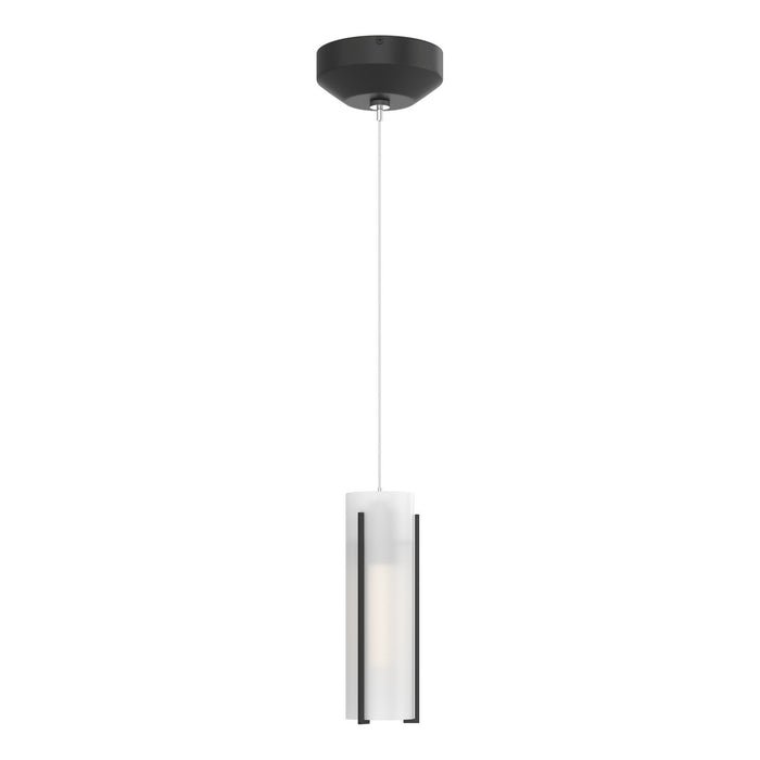 Hubbardton Forge - 161180-SKT-STND-10-GG0065 - One Light Mini Pendant - Exos Glass - Black
