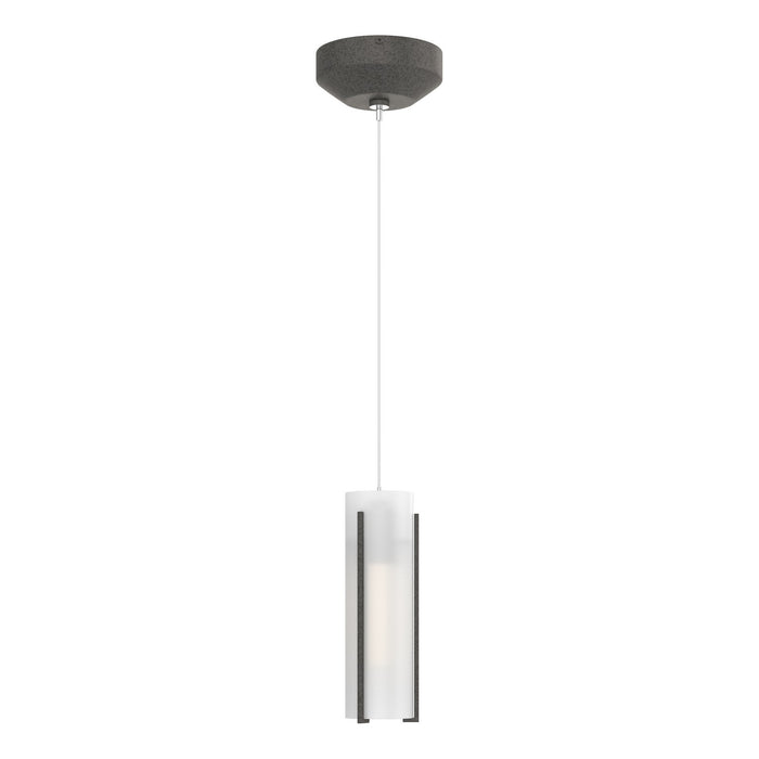 Hubbardton Forge - 161180-SKT-STND-20-GG0065 - One Light Mini Pendant - Exos Glass - Natural Iron