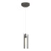 Hubbardton Forge - 161180-SKT-STND-20-ZM0065 - One Light Mini Pendant - Exos Glass - Natural Iron