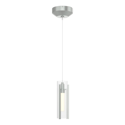 Exos Glass One Light Mini Pendant Vintage Platinum