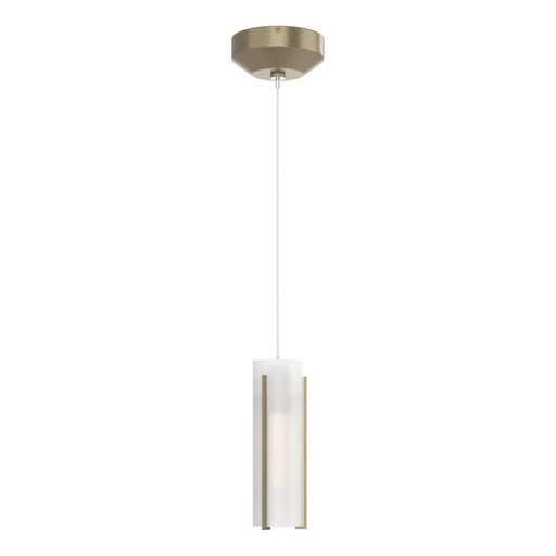 Exos Glass One Light Mini Pendant Soft Gold