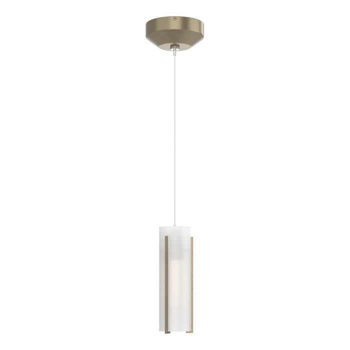 Hubbardton Forge - 161180-SKT-STND-84-GG0065 - One Light Mini Pendant - Exos Glass - Soft Gold