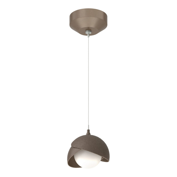 Hubbardton Forge - 161183-SKT-STND-05-05-GG0711 - One Light Mini Pendant - Brooklyn - Bronze