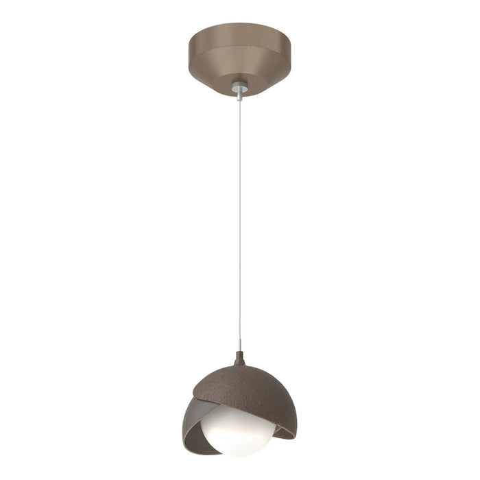 Hubbardton Forge - 161183-SKT-STND-05-07-GG0711 - One Light Mini Pendant - Brooklyn - Bronze