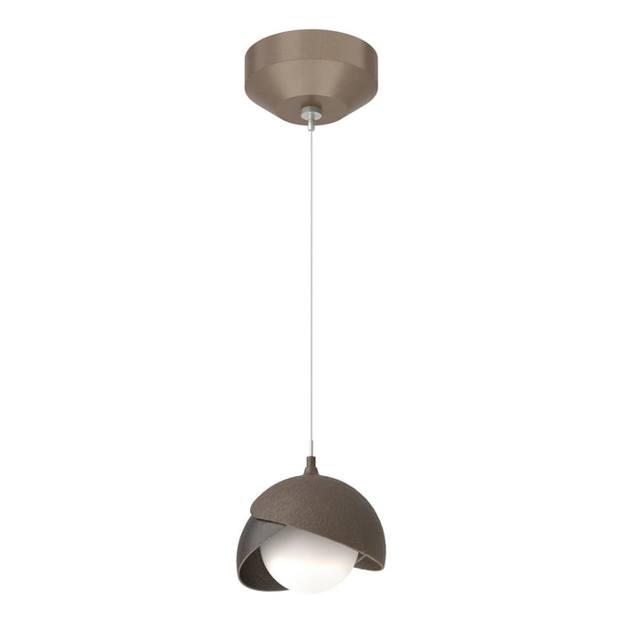 Hubbardton Forge - 161183-SKT-STND-05-14-GG0711 - One Light Mini Pendant - Brooklyn - Bronze