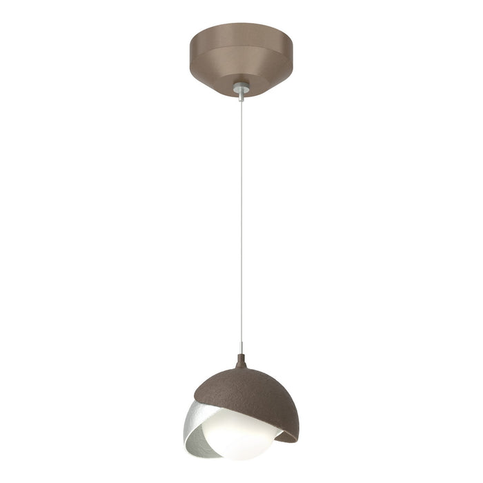Hubbardton Forge - 161183-SKT-STND-05-82-GG0711 - One Light Mini Pendant - Brooklyn - Bronze