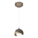 Hubbardton Forge - 161183-SKT-STND-05-84-GG0711 - One Light Mini Pendant - Brooklyn - Bronze