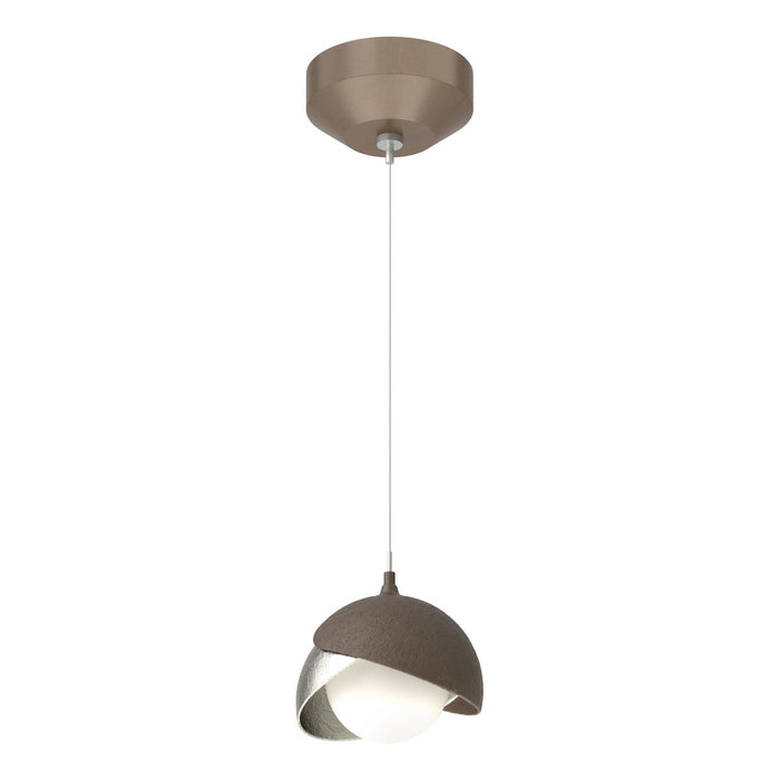 Hubbardton Forge - 161183-SKT-STND-05-85-GG0711 - One Light Mini Pendant - Brooklyn - Bronze