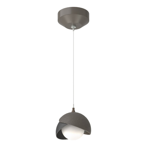 Brooklyn One Light Mini Pendant Dark Smoke