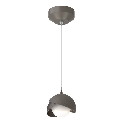 Brooklyn One Light Mini Pendant Dark Smoke