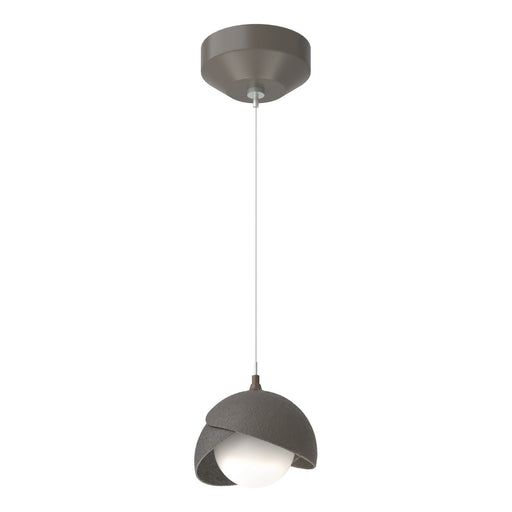 Brooklyn One Light Mini Pendant Dark Smoke