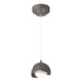 Hubbardton Forge - 161183-SKT-STND-07-20-GG0711 - One Light Mini Pendant - Brooklyn - Dark Smoke