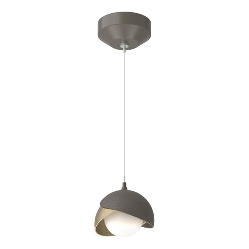 Brooklyn One Light Mini Pendant Dark Smoke