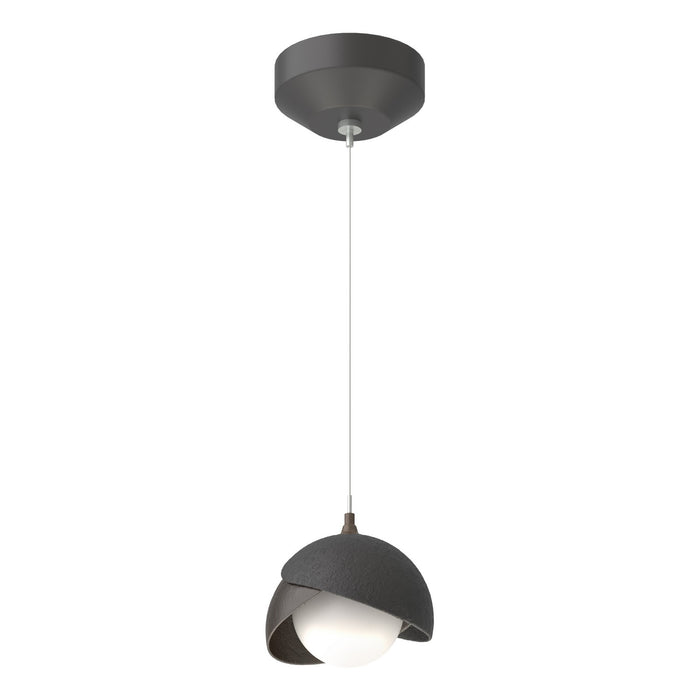 Hubbardton Forge - 161183-SKT-STND-10-14-GG0711 - One Light Mini Pendant - Brooklyn - Black