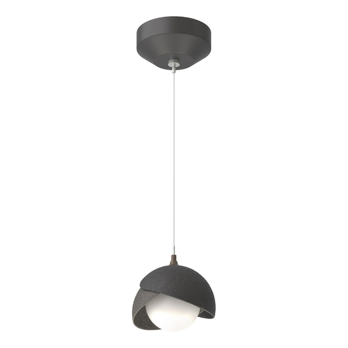 Hubbardton Forge - 161183-SKT-STND-10-20-GG0711 - One Light Mini Pendant - Brooklyn - Black