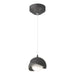 Hubbardton Forge - 161183-SKT-STND-10-20-GG0711 - One Light Mini Pendant - Brooklyn - Black