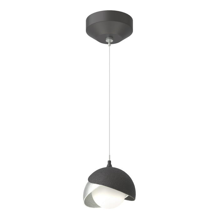 Hubbardton Forge - 161183-SKT-STND-10-82-GG0711 - One Light Mini Pendant - Brooklyn - Black