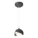 Hubbardton Forge - 161183-SKT-STND-10-85-GG0711 - One Light Mini Pendant - Brooklyn - Black