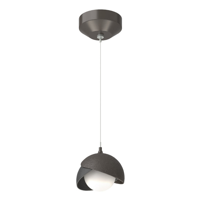 Hubbardton Forge - 161183-SKT-STND-14-10-GG0711 - One Light Mini Pendant - Brooklyn - Oil Rubbed Bronze